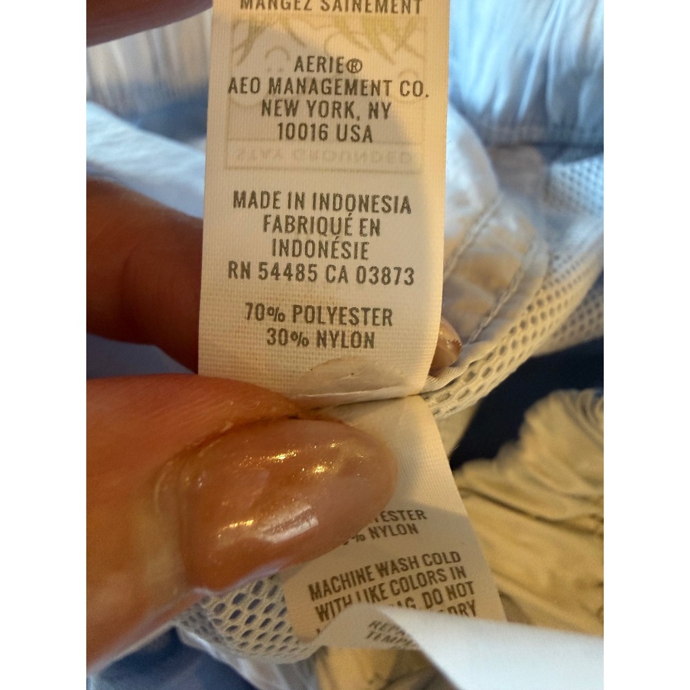 OFFLINE by Aerie Cargo Jogger Pants Women Medium Blue Gorpcore Athleisure Yoga - Picture 12 of 13